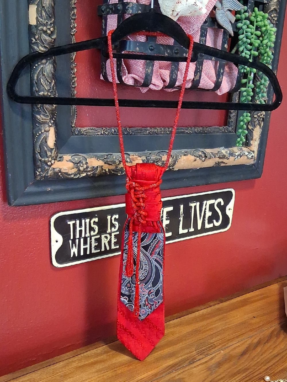 Paisley Palette Handcrafted Menswear Tie Necklace